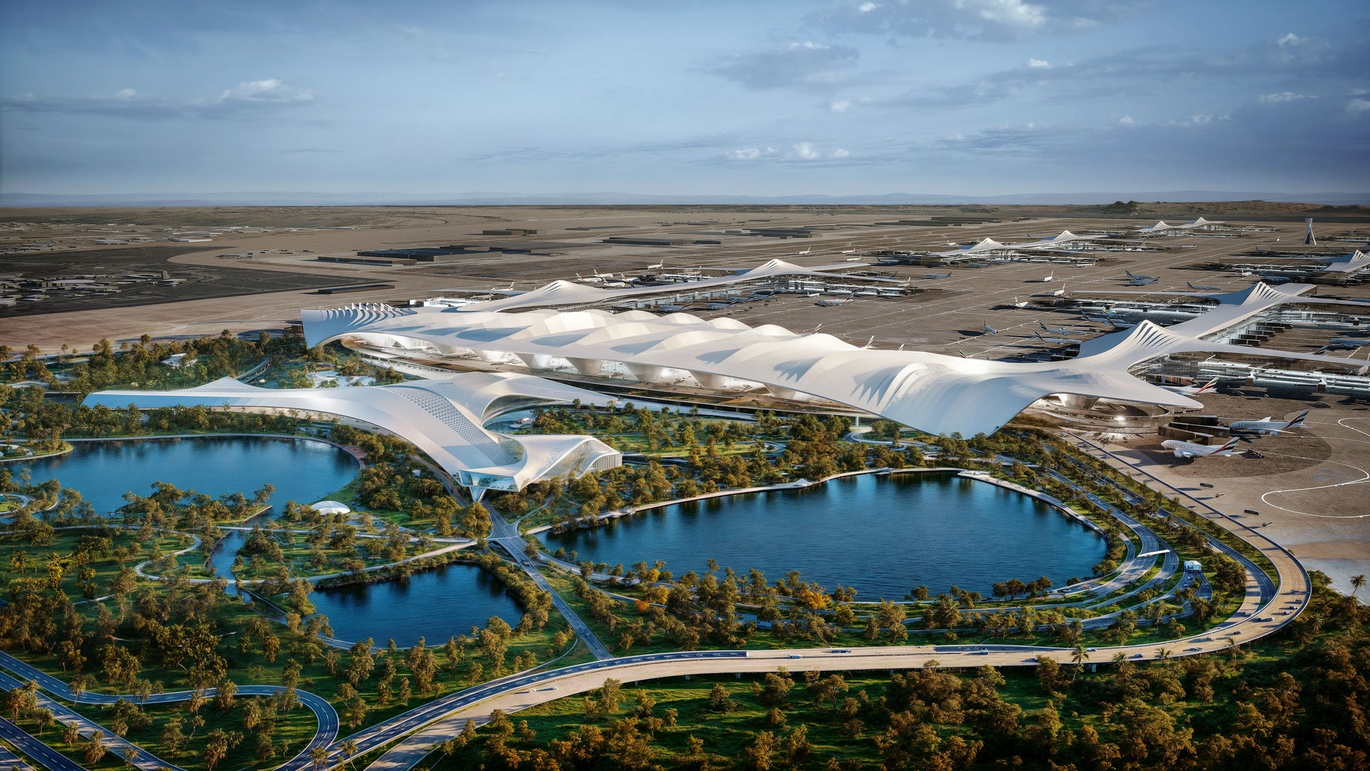 Dubai plant grösstes Flughafenterminal der Welt